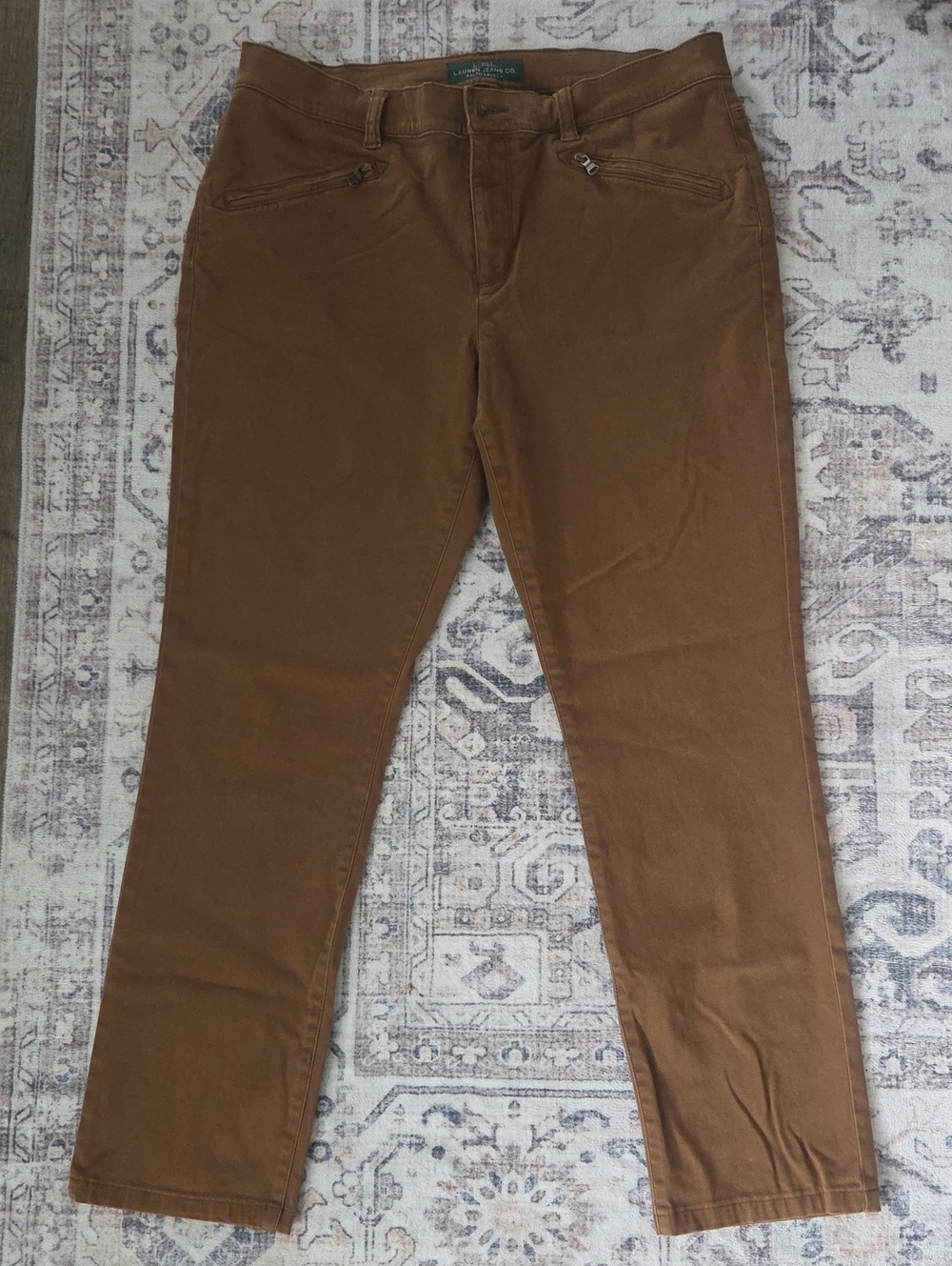Ralph Lauren Women’s Brown Slim Straight Jeans